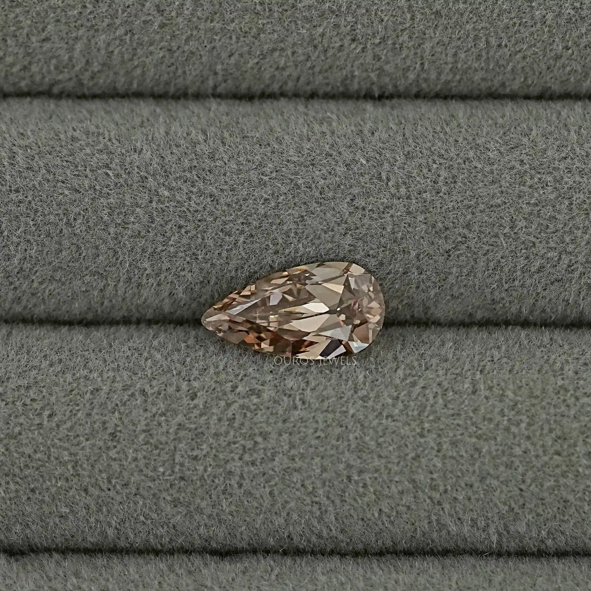 Champagne Old Mine Pear Cut Lab Diamond Loose Loose
