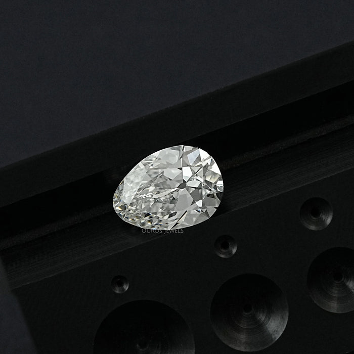3.55 CT Old Mine Pear Lab Grown Loose diamond