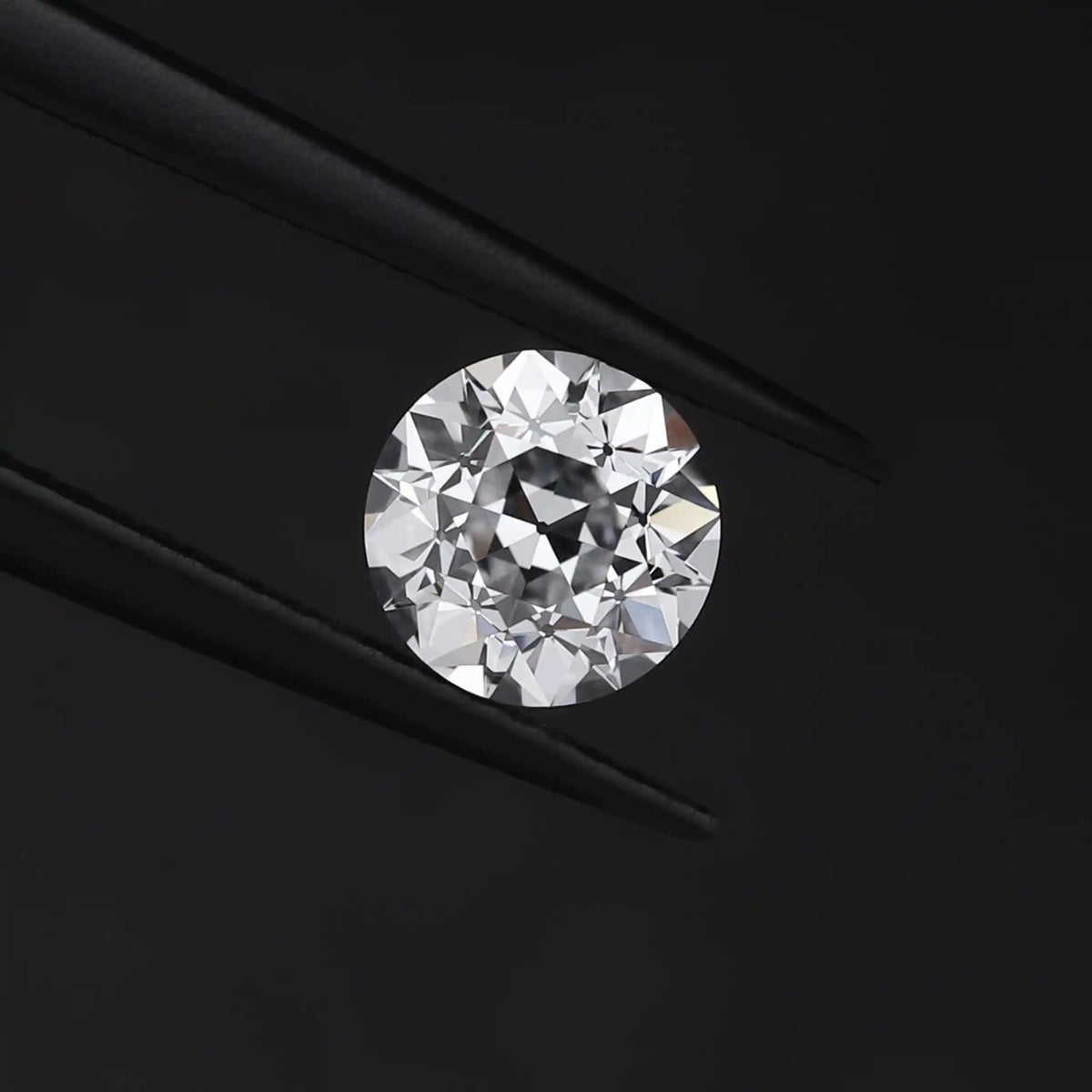 Higher Crown Old European Round Cut Lab Grown Diamond