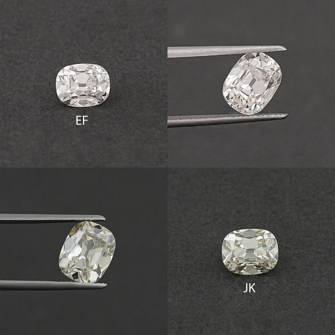 Stunning Old Mine Cushion Cut Lab Grown Diamond Loose