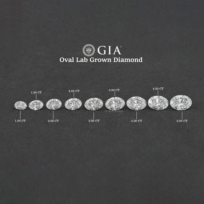 Oval Cut Lab Grown Certified Diamond Loose