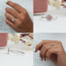 [Collage of Round Cut Lab Diamond Anniversary Ring]-[Ouros Jewels]