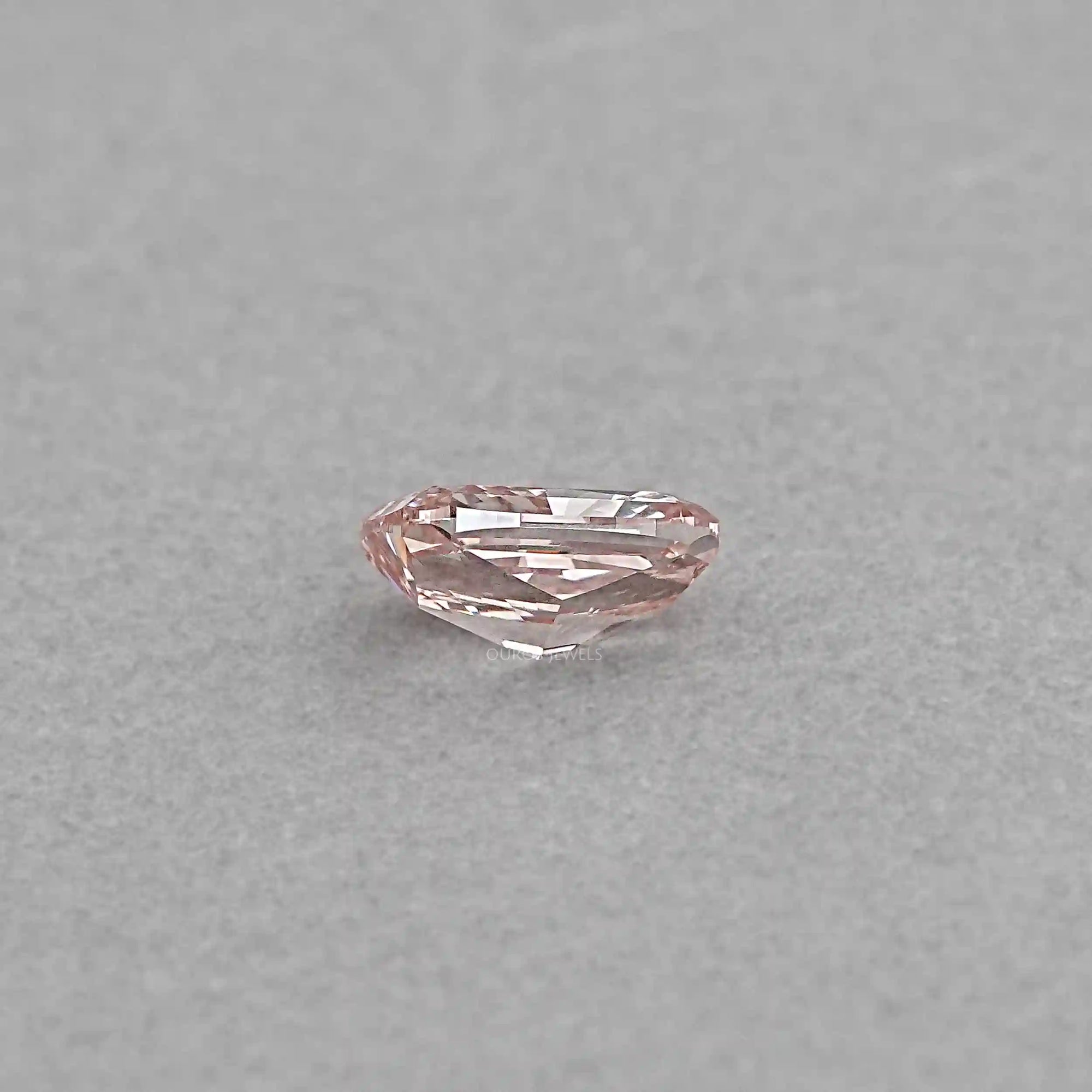 Cushion Cut Lab Grown Diamond - Fancy Vivid Pink