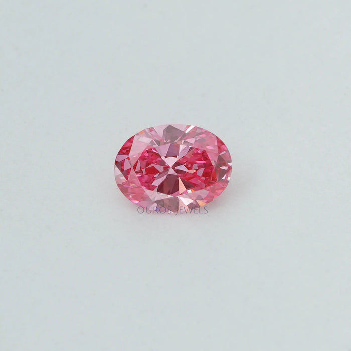 IGI Certified 0.30 Ct Each Pink Oval Diamond 