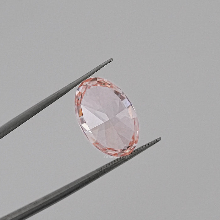 Fancy Pink Oval Shape Lab Created Diamond