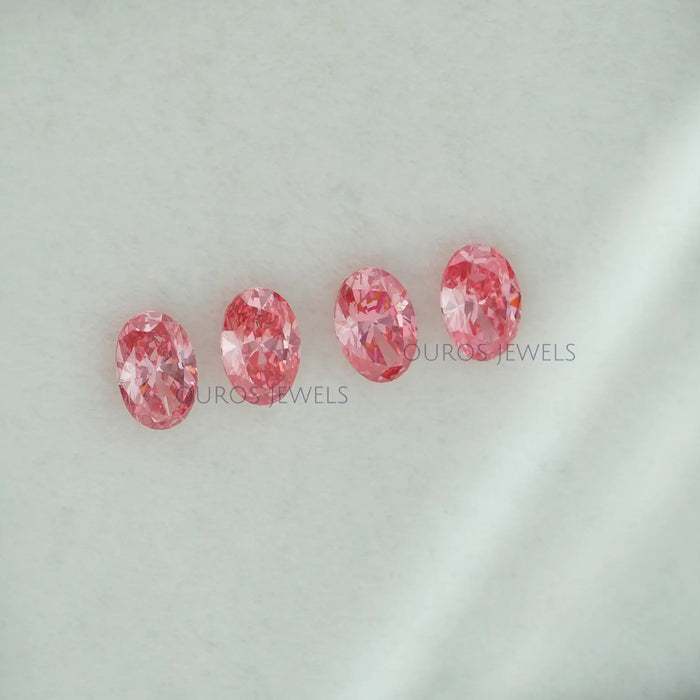 Oval Lab Made Pink Diamond - 0.25 CT Per Piece