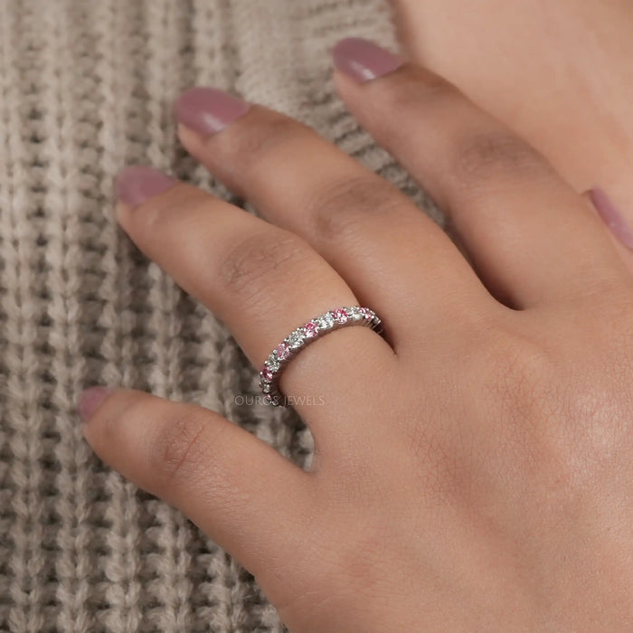 Eternity Ring with Round Diamond Bands