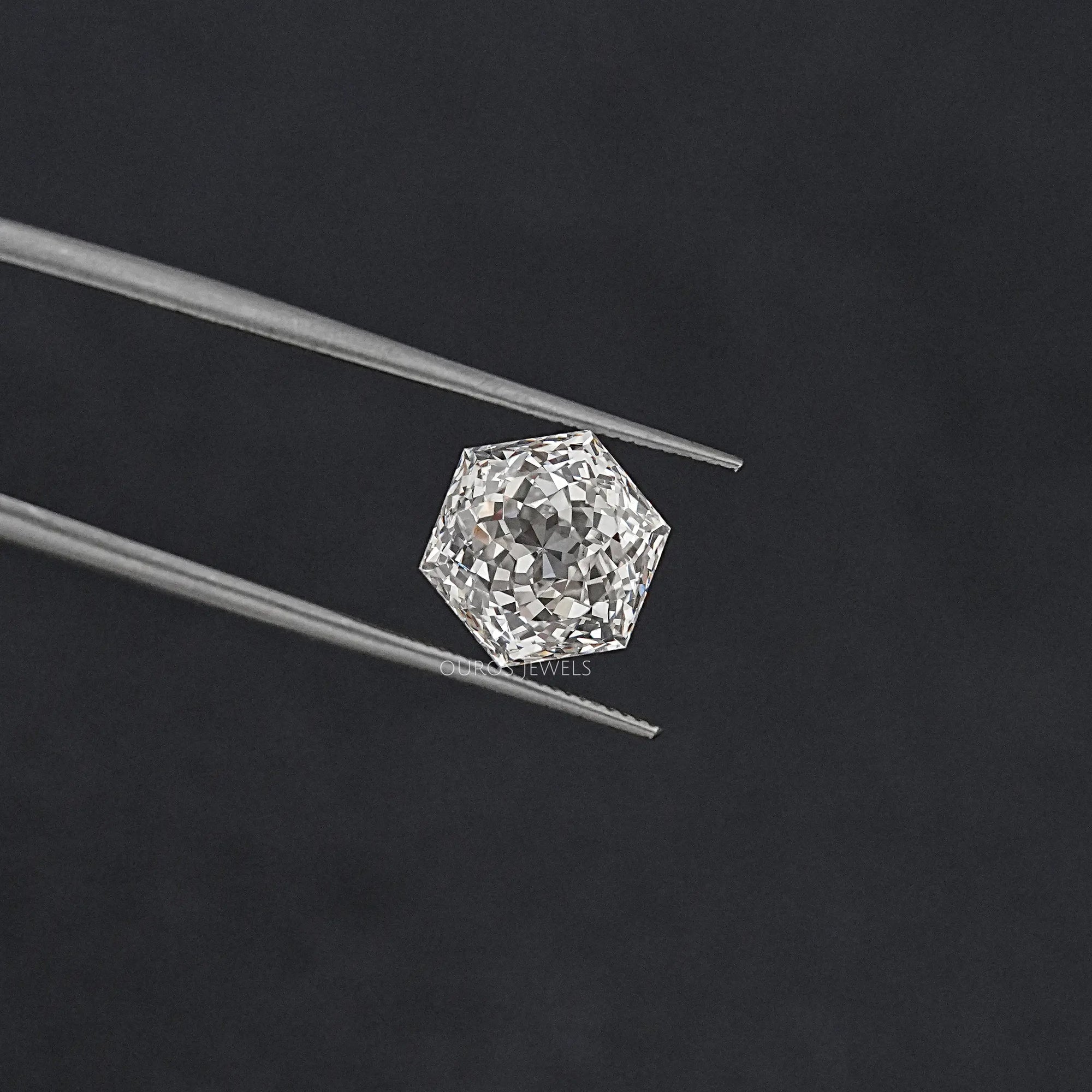 Portuguese Hexagon Cut Lab Diamond Loose