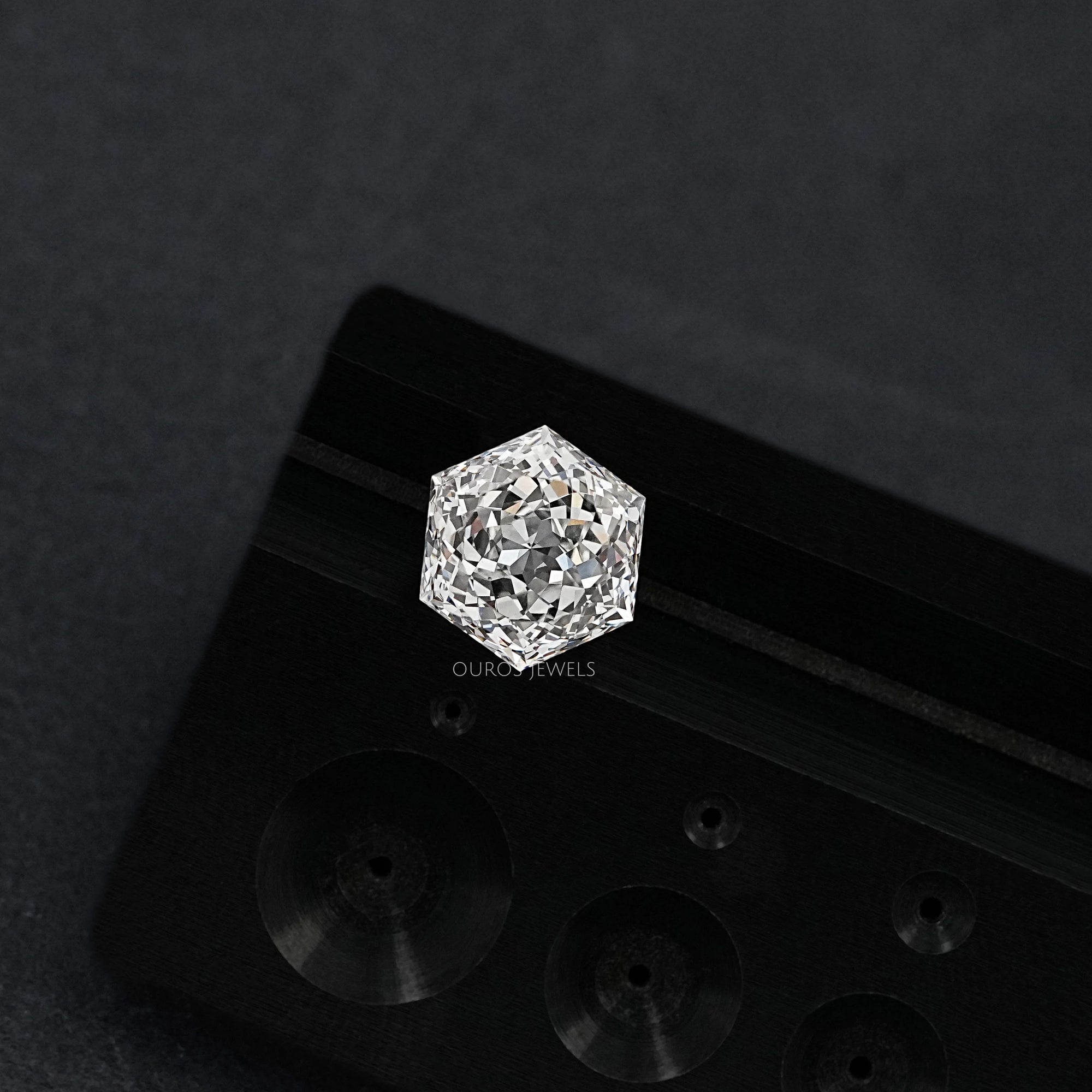 Portuguese Hexagon Cut Lab Diamond Loose