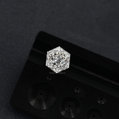 Portuguese Hexagon Cut Lab Diamond Loose