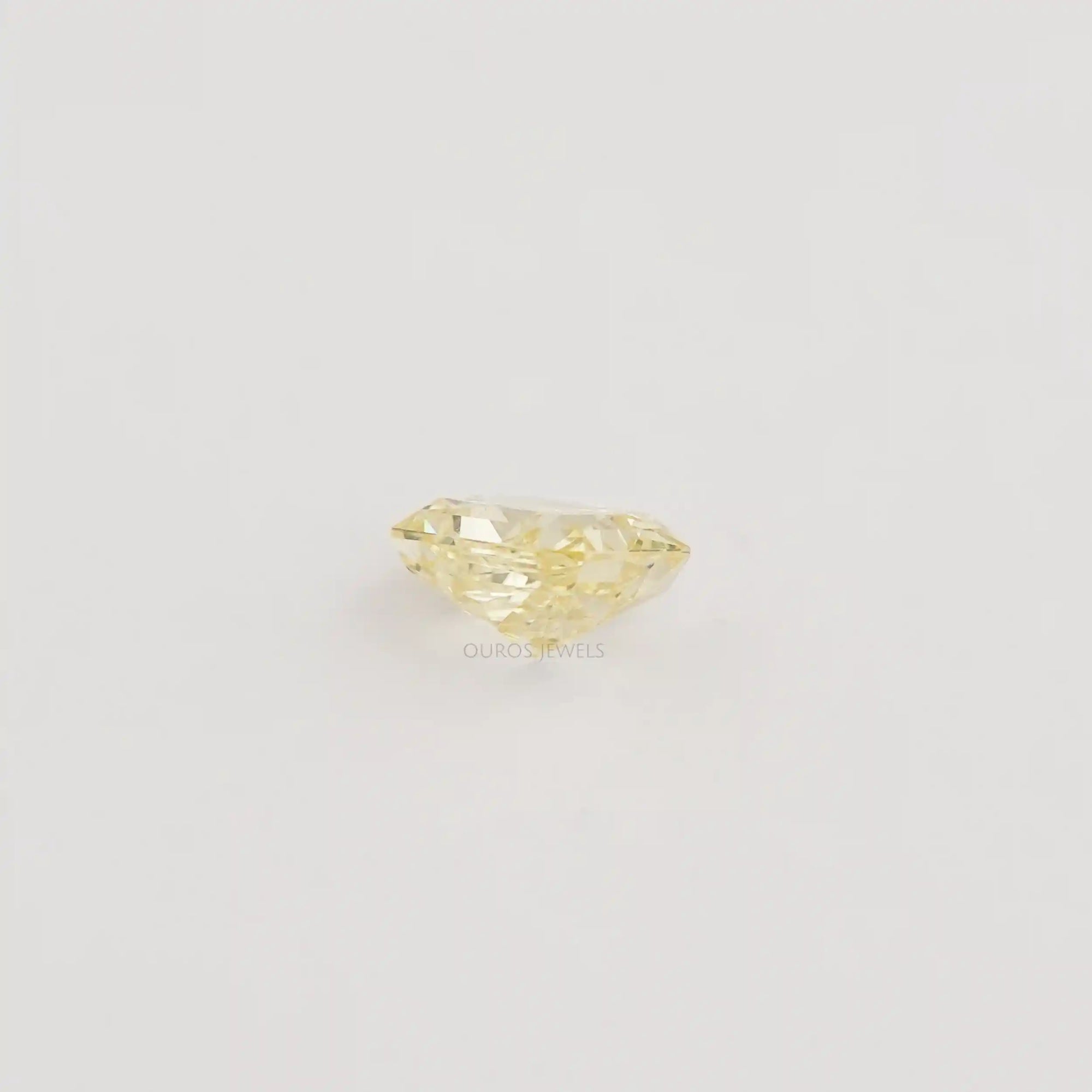 Fancy Yellow Radiant Cut Lab Created Diamond Loose