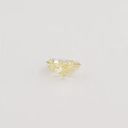 Fancy Yellow Radiant Cut Lab Created Diamond Loose