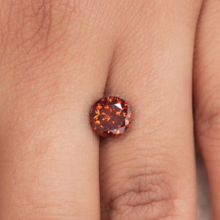 portuguese cut loose diamond in round shape