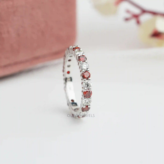 Eternity Ring with Round Diamond Bands