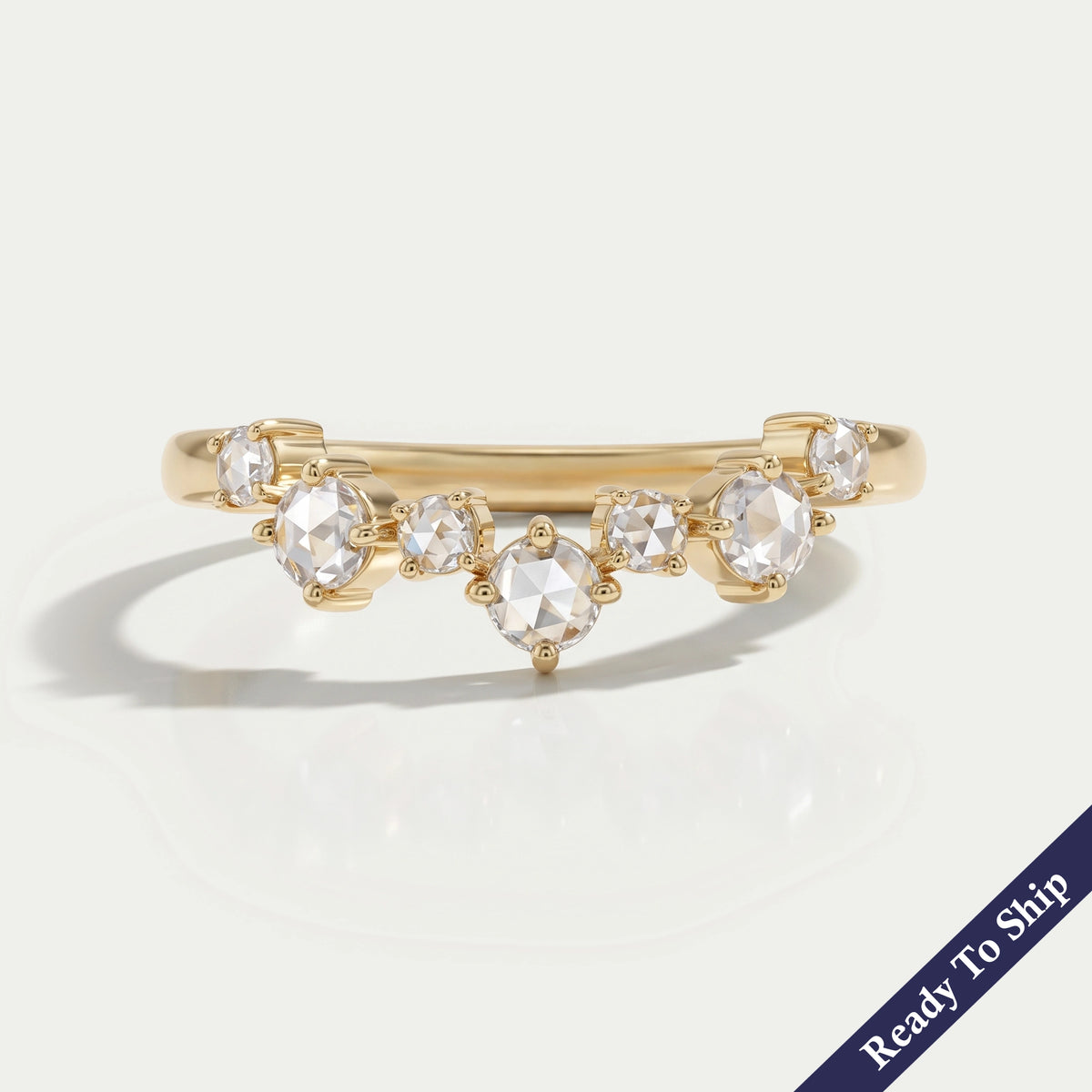 Toi Et Moi Pear Lab Grown Diamond Bypass Engagement Ring
