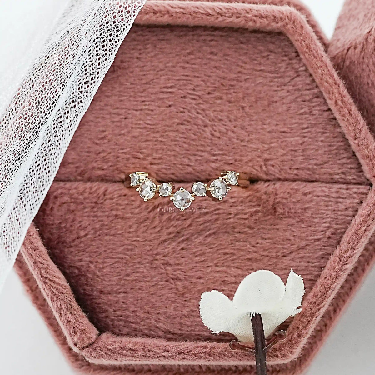 Toi Et Moi Pear Lab Grown Diamond Bypass Engagement Ring