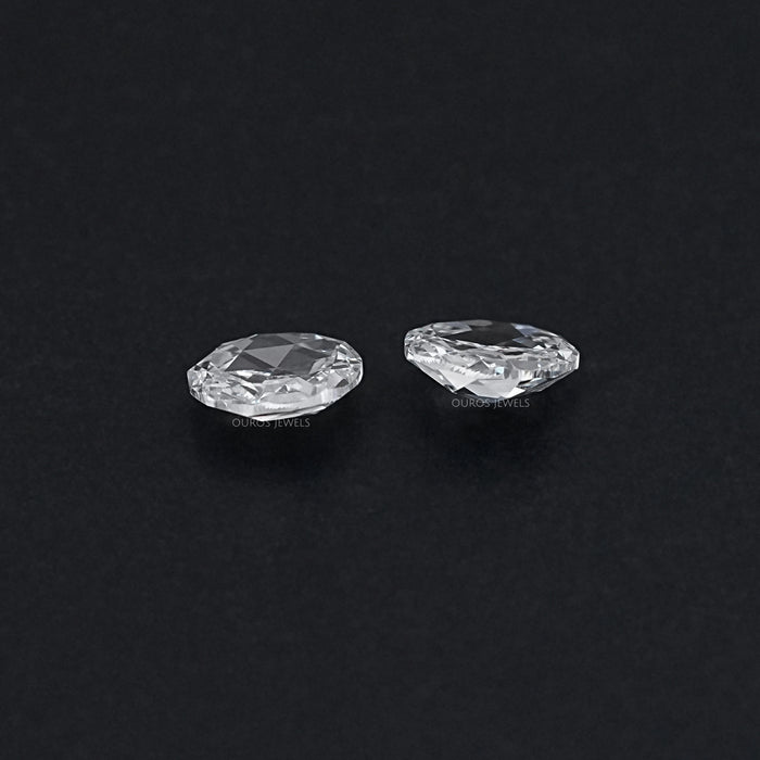 Rose Cut Round Lab Diamond Matching Pair