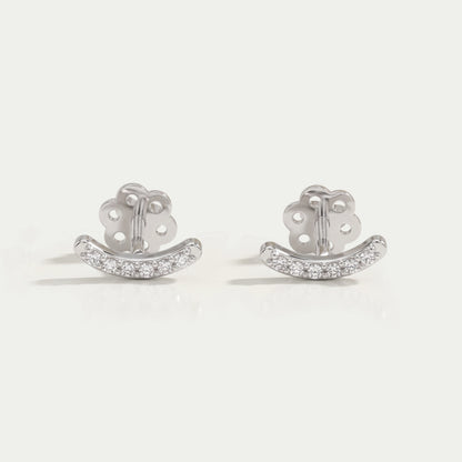 Round Curved Bar Minimalist Earrings Earring