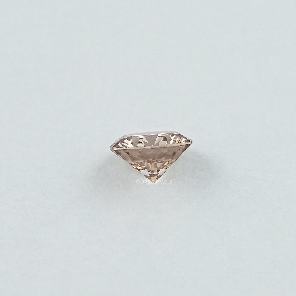 Round Cut Brown Lab Grown Diamond Loose