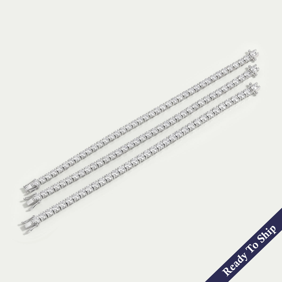 Classic Lab Grown Round Diamond Tennis Bracelet