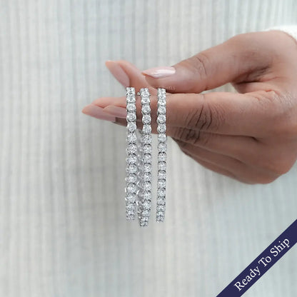 Classic Lab Grown Round Diamond Tennis Bracelet