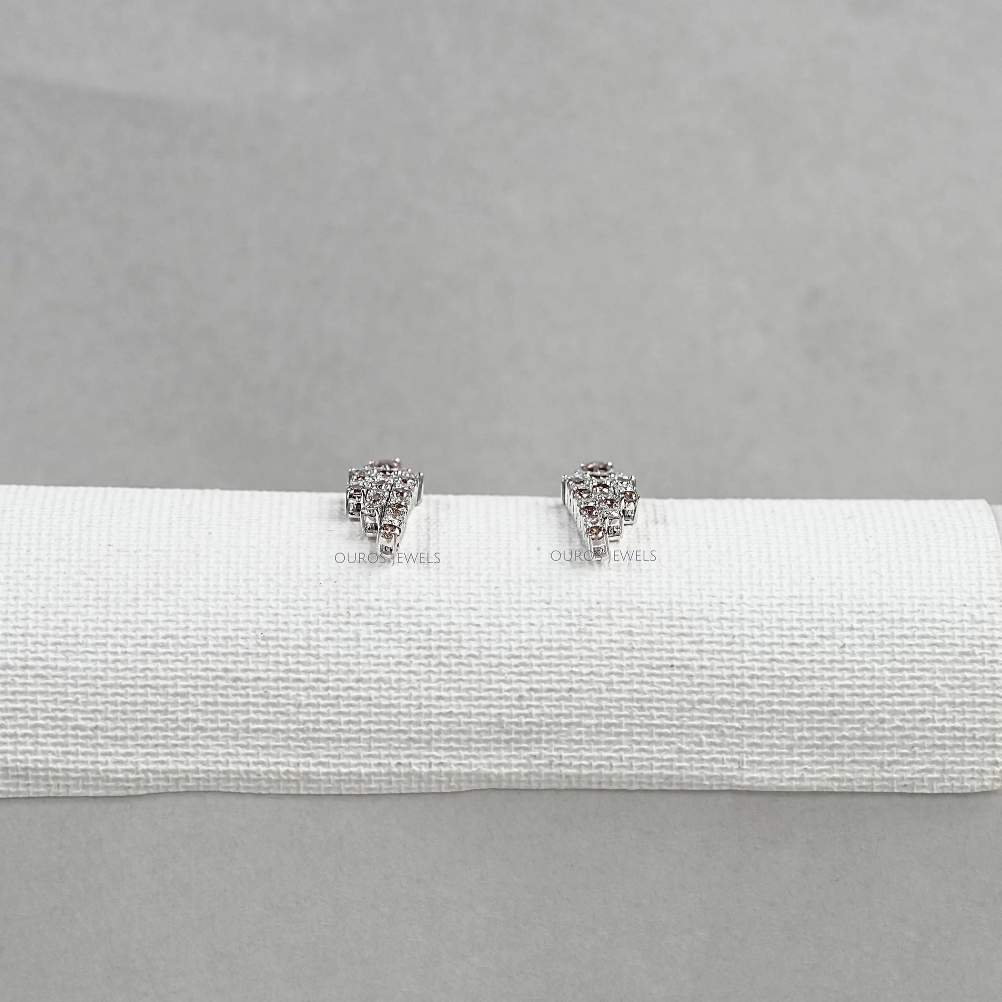 Champagne Diamond Dangle Earrings