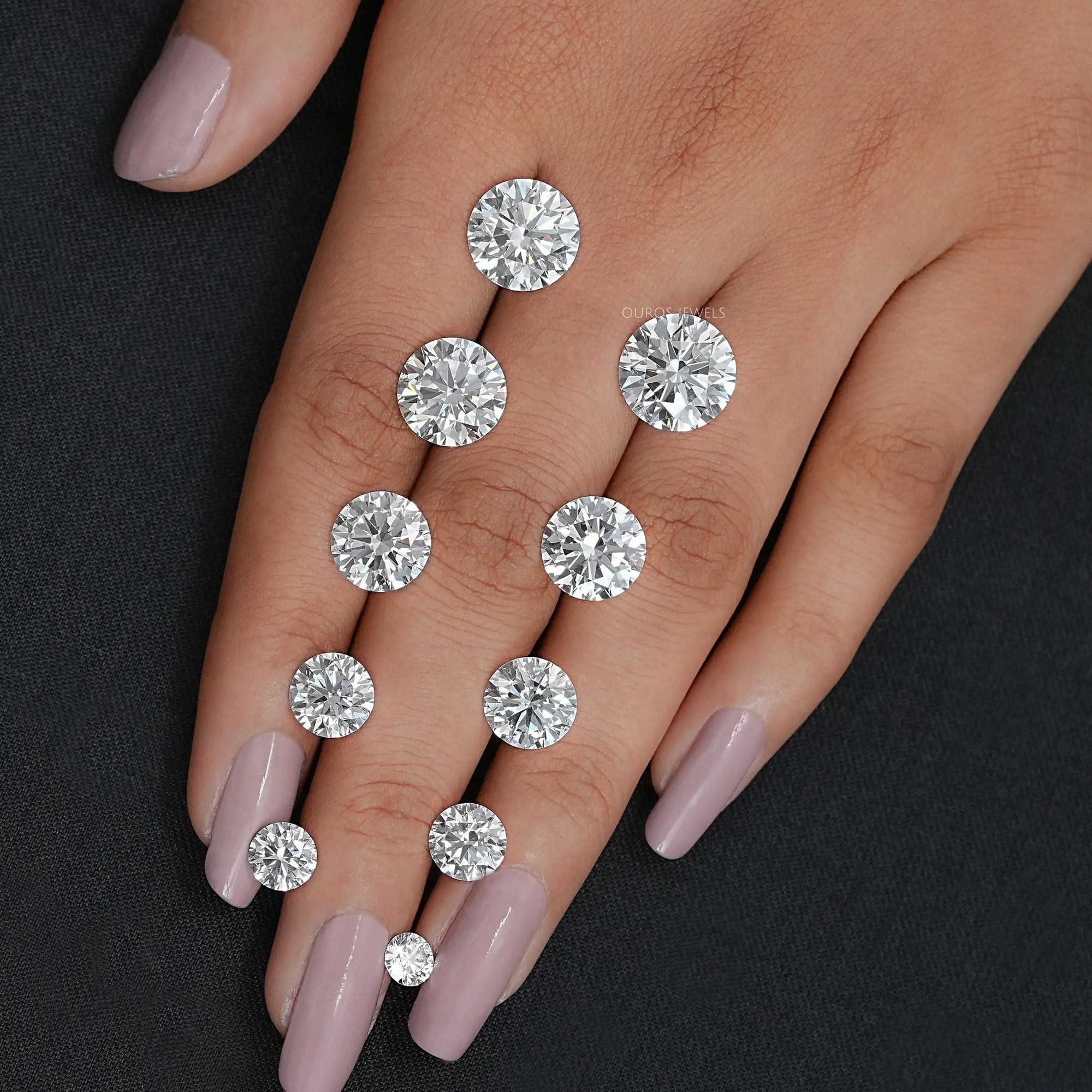 Certified Round Cut Lab Grown Loose Diamond Loose