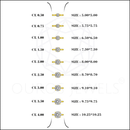 IGI Certified Round Lab Grown Diamond Solitaire Engagement Ring Ring