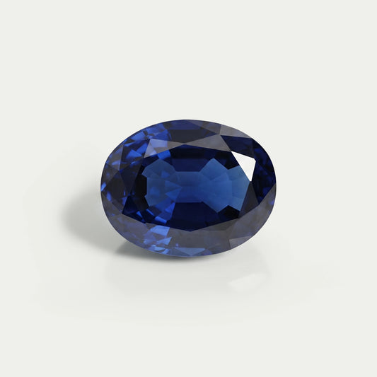 Oval Cut Lab Sapphire Gemstone Loose