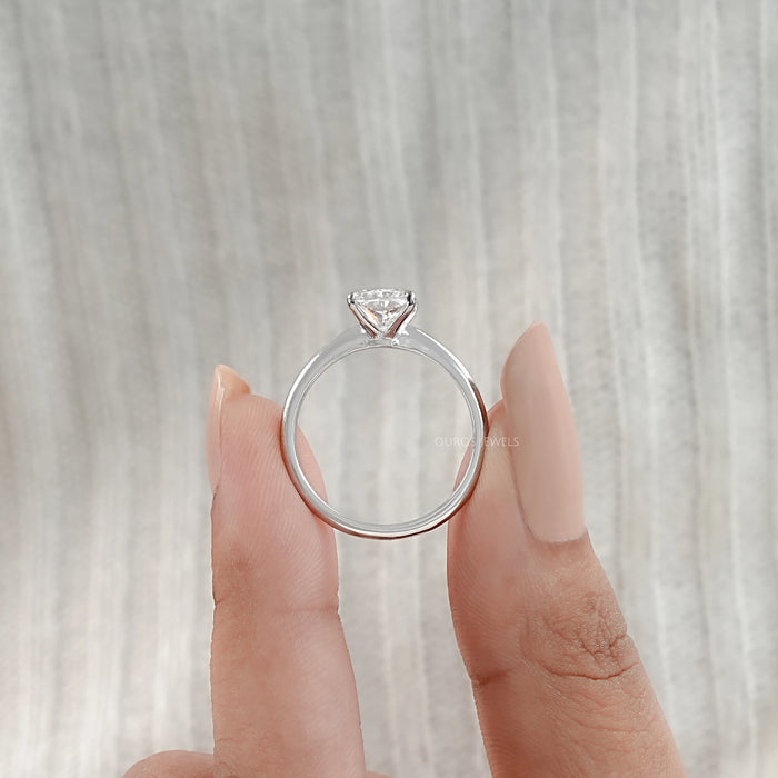 2 Carat Radiant Solitaire Diamond Engagement Ring