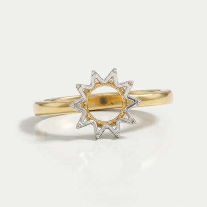 Semi Mounted Solitaire Setting Ring