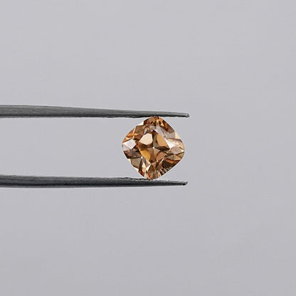 Square Old Mine Cushion Champagne Diamond Loose