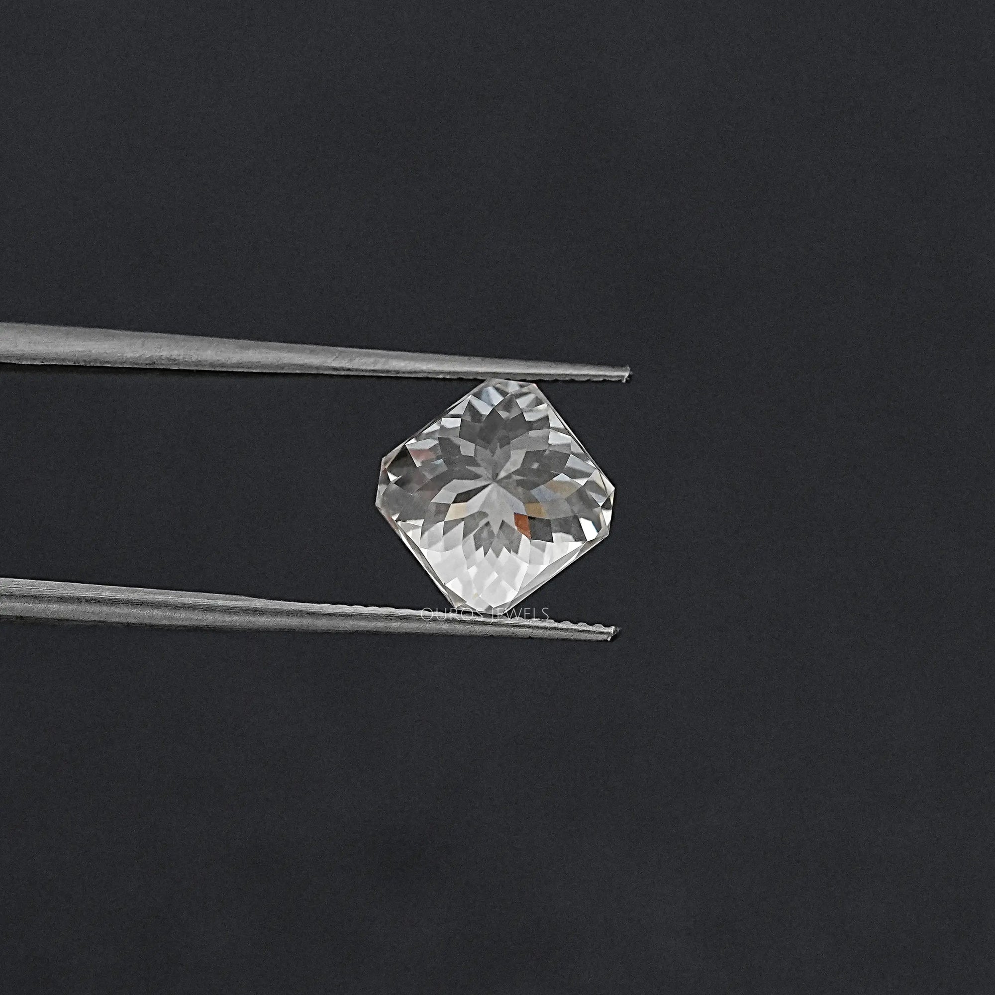 3.00 CT Square Portuguese Lab Diamond Loose