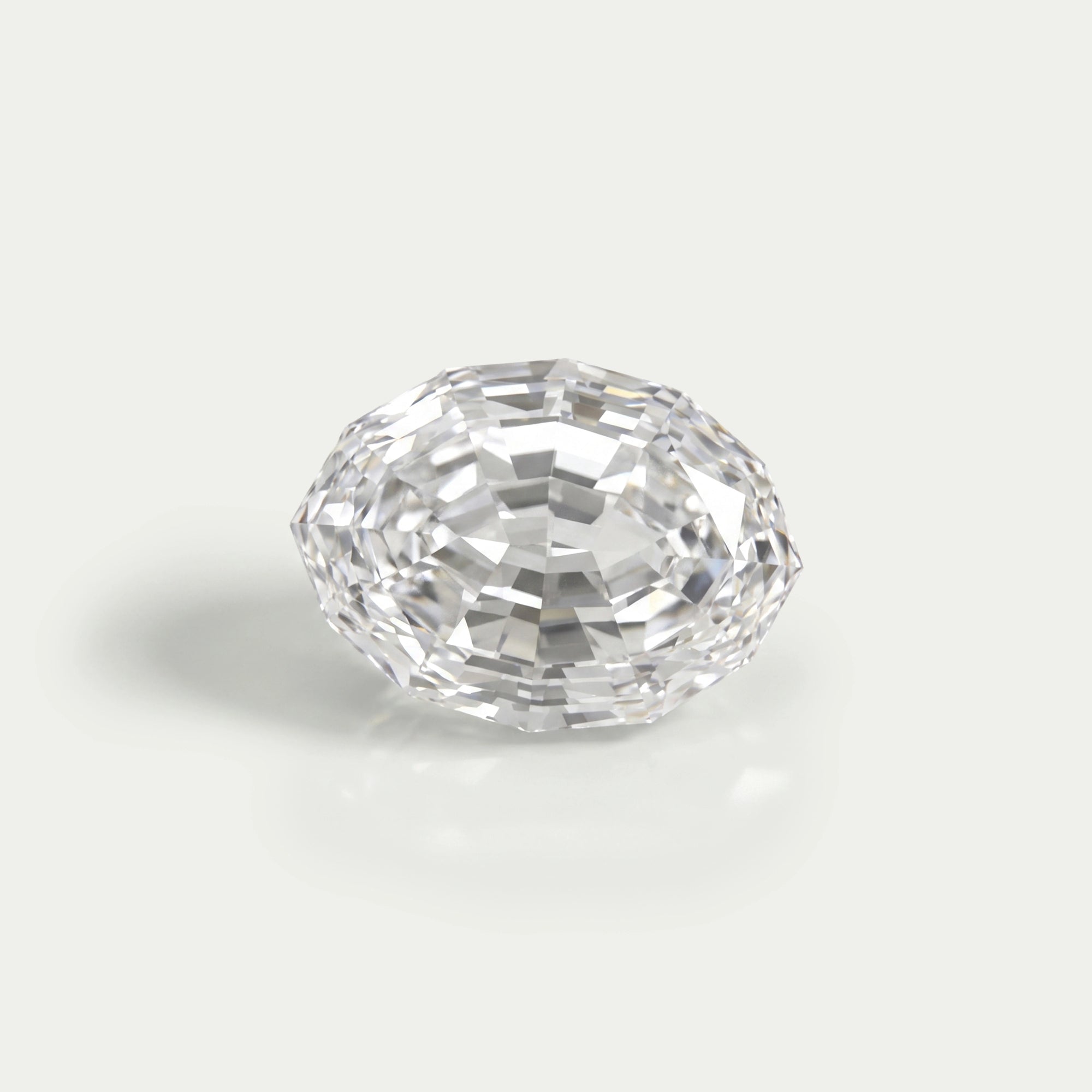Step Cut Oval Lab Grown Diamond