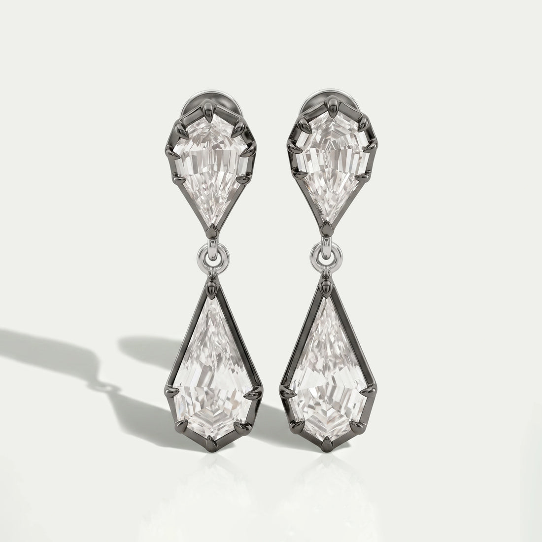 Step Cut Pear And Kite Cut Drop & Dangle Earrings Earrings