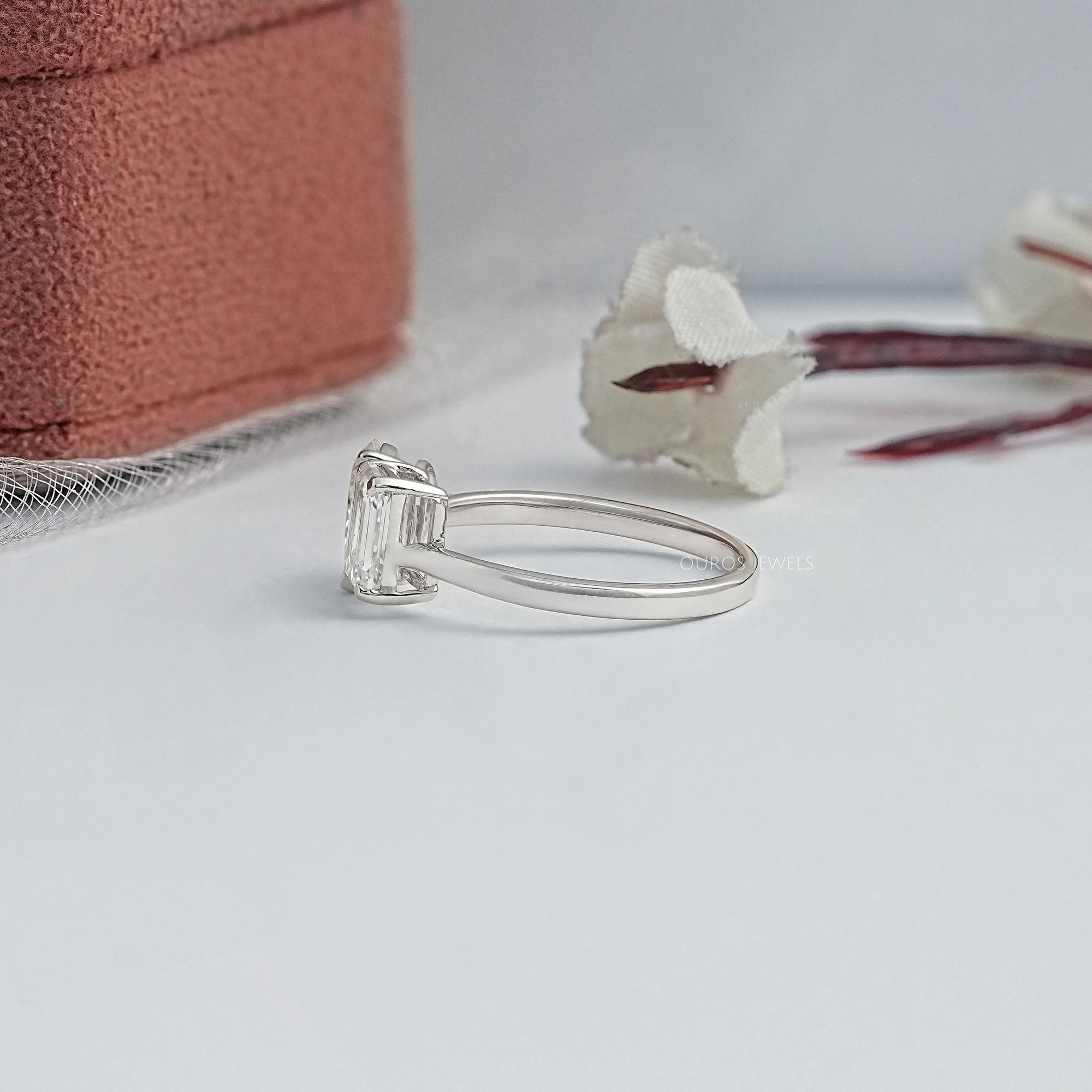 Emerald And Pear Lab Diamond Toi Moi Ring Ring