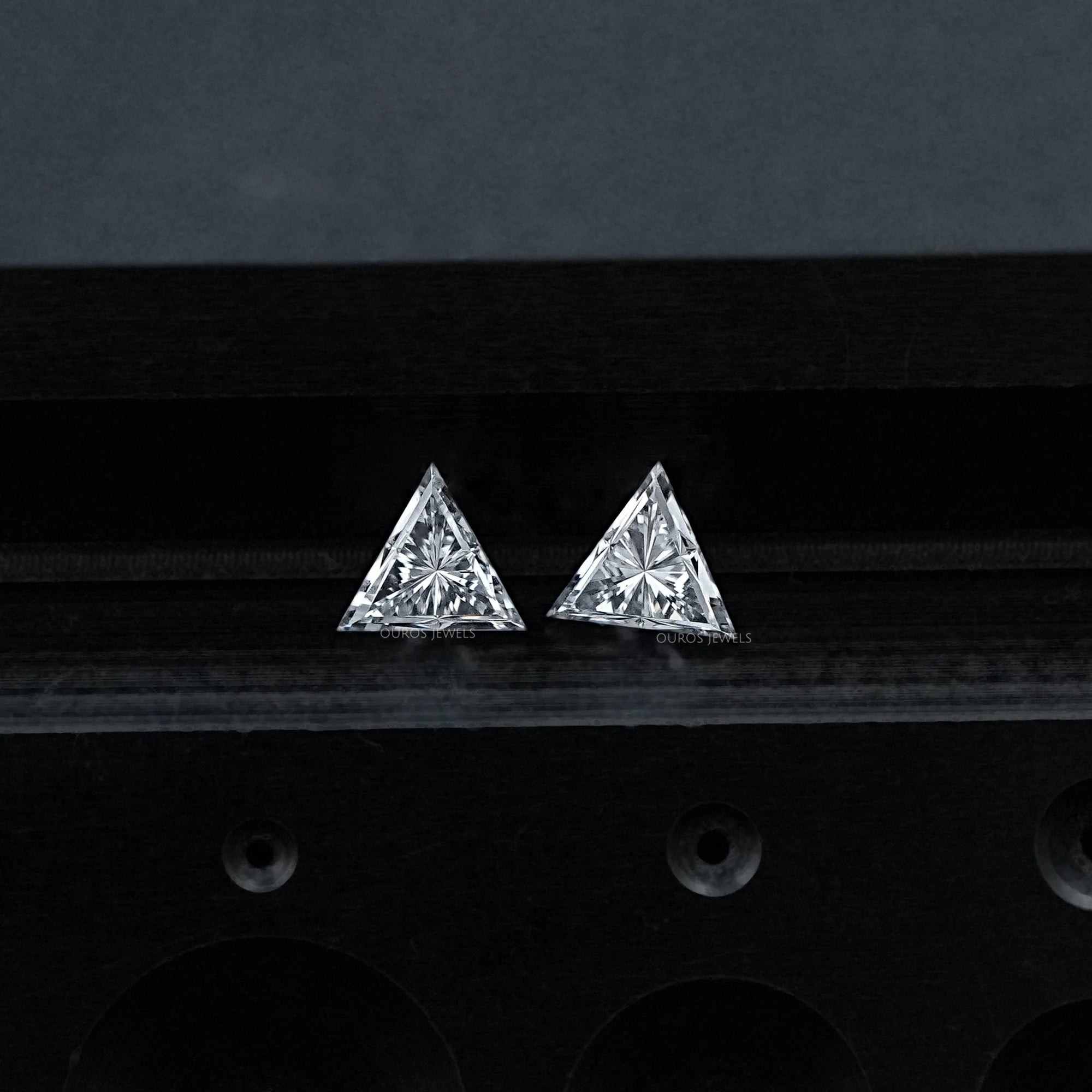 Triangle Cut Lab Grown Diamond Loose Pair Loose