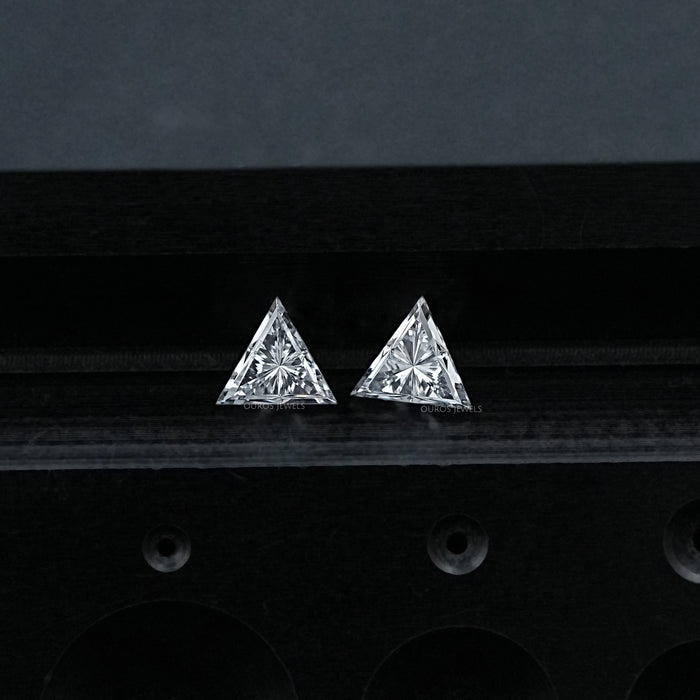 Trilliant Cut Matching Lab Grown Diamonds
