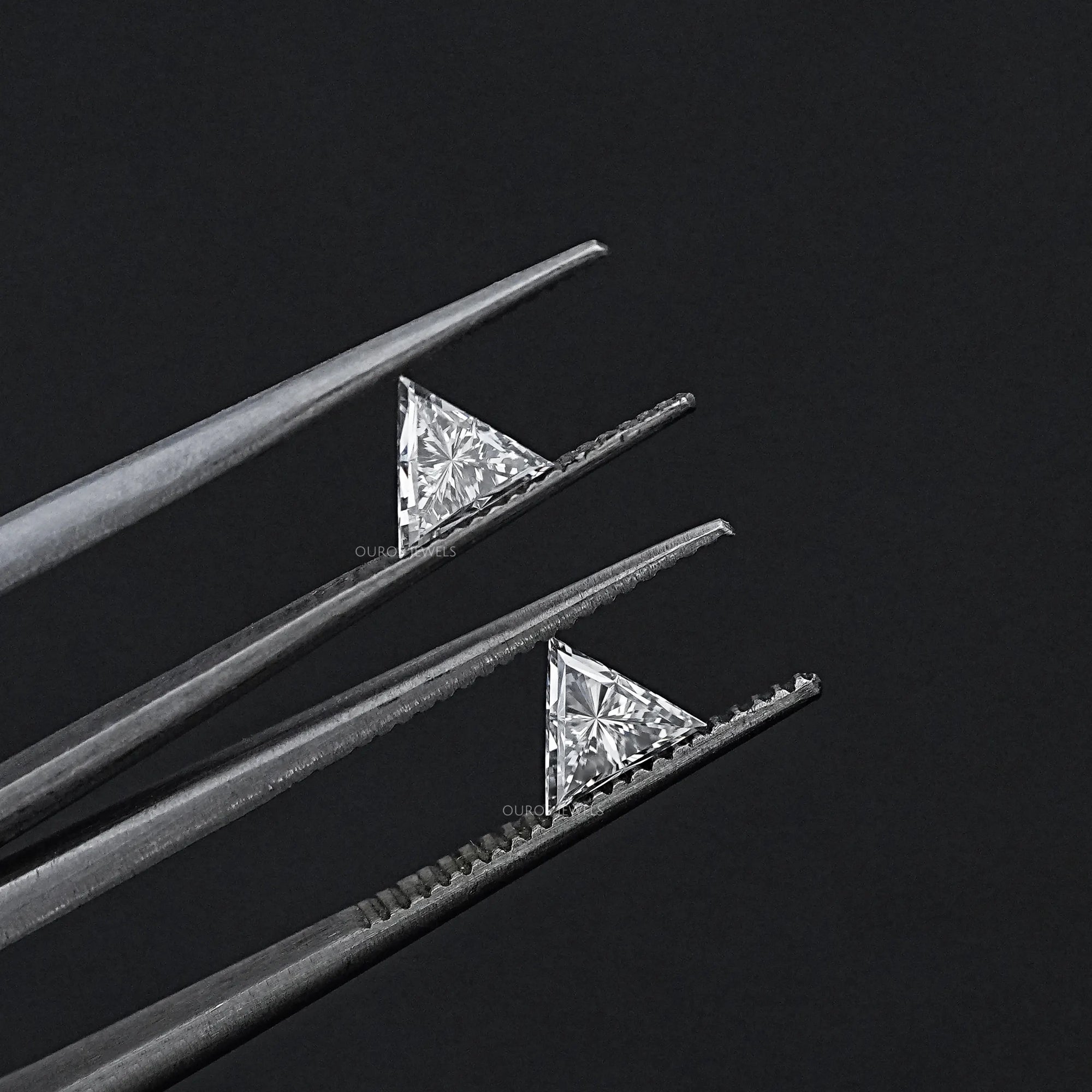 Triangle Cut Lab Grown Diamond Loose Pair Loose