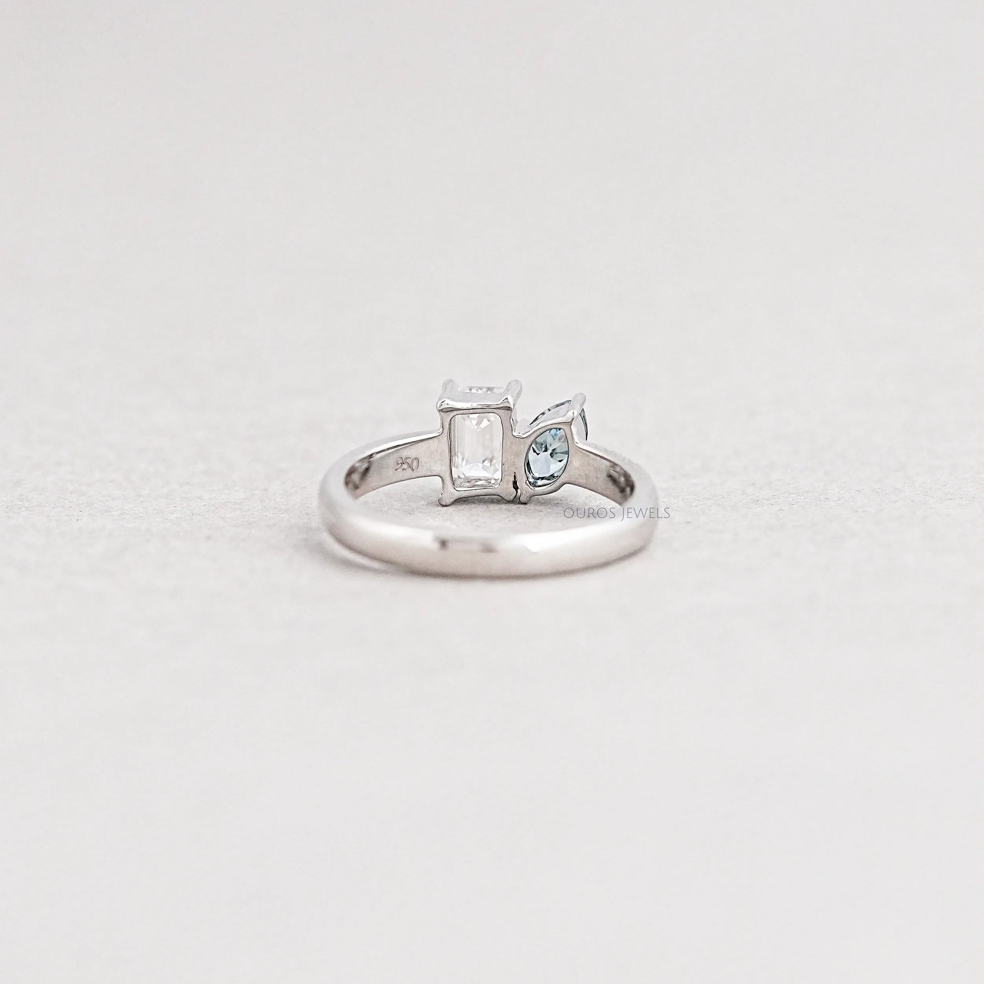 Two Stone Emerald Toi Et Moi Ring Rings