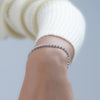 Princess Cut Lab Grown Diamond Tennis Bracelet 