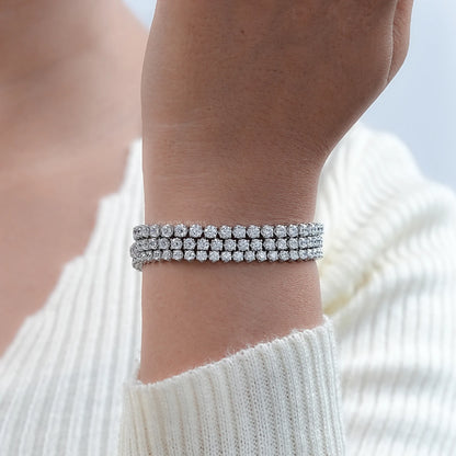 Classic Lab Grown Round Diamond Tennis Bracelet