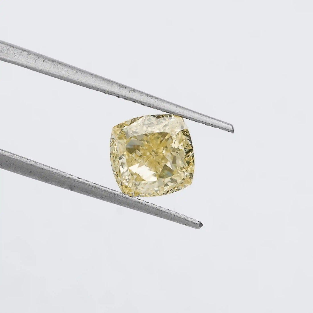 Fancy Vivid Yellow Cushion Loose Lab Grown Diamond