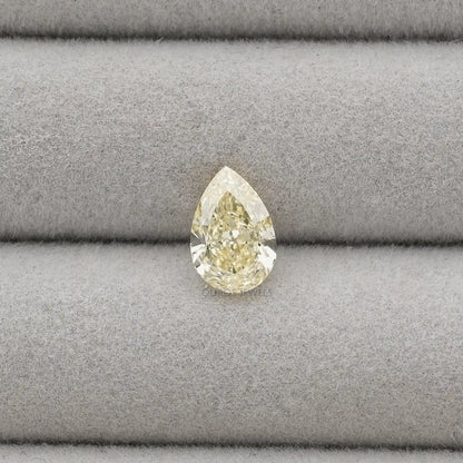 2.15 Carat Yellow Pear Cut Lab Diamond