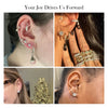 IGI Certified Round Lab Grown Diamond Stud Earrings
