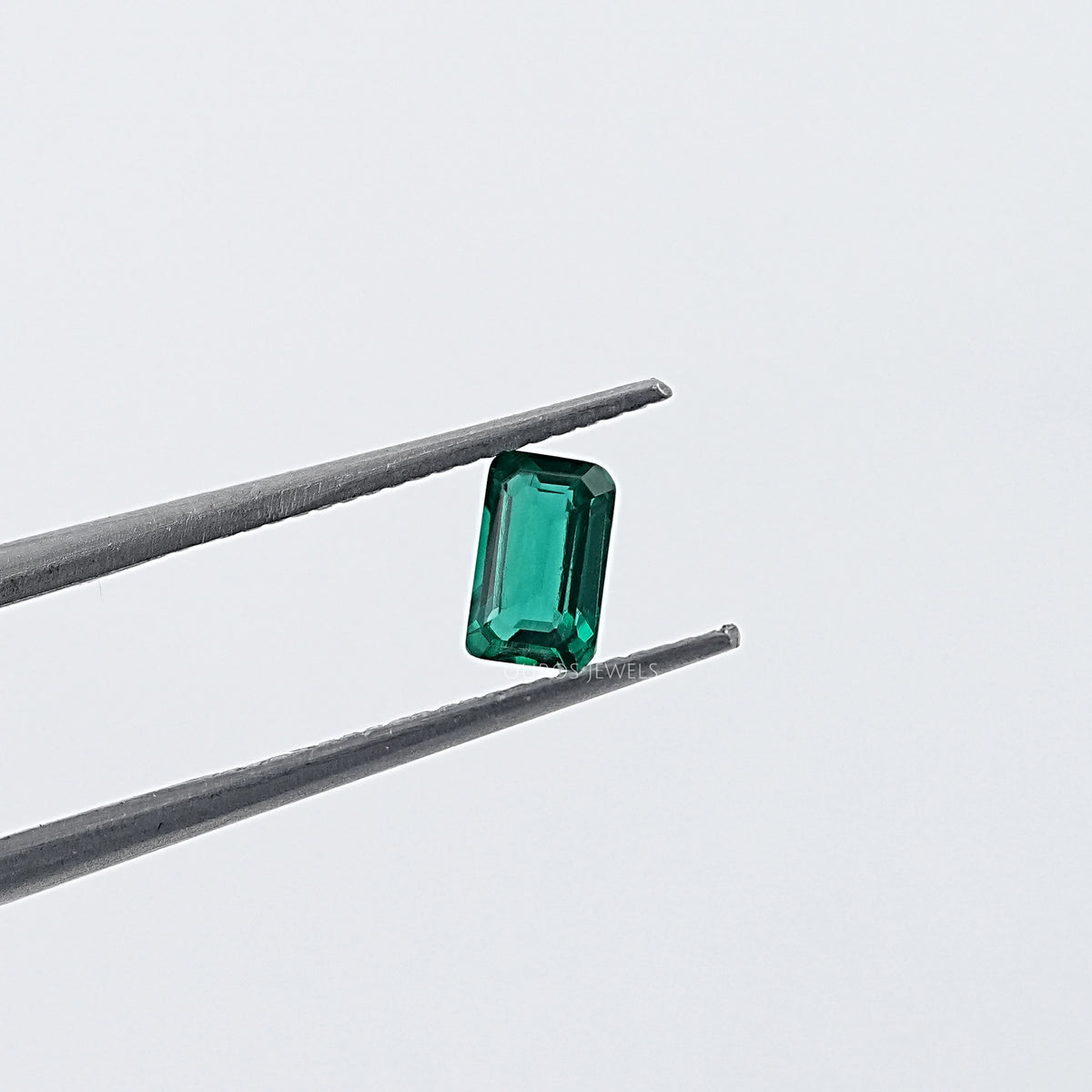 Zambian Green Emerald Cut Gemstone Loose