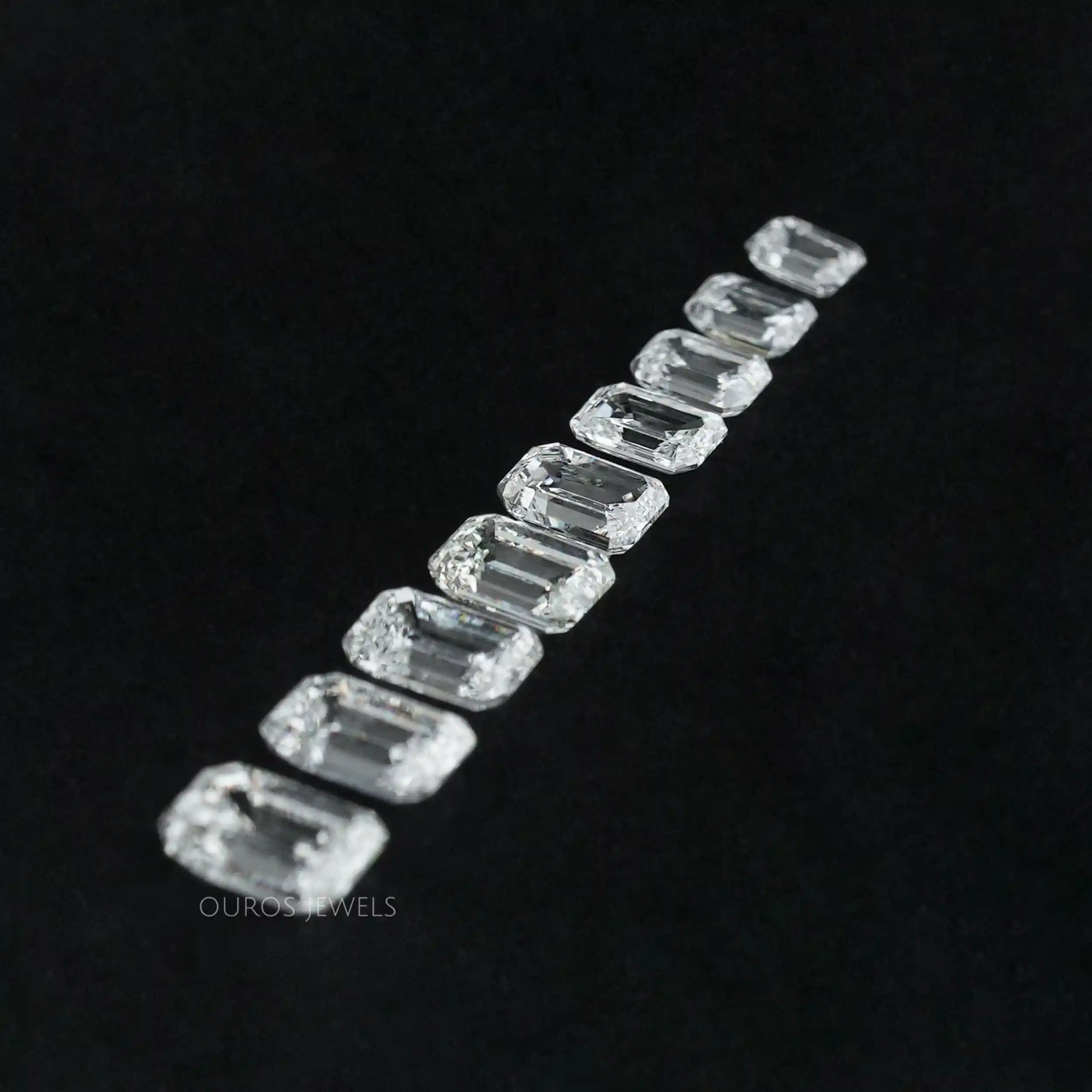 Loose Emerald Cut Lab Diamond Loose