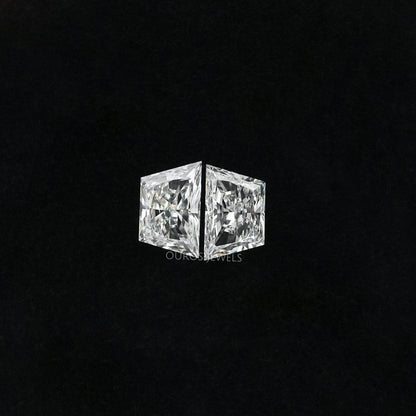 Trapezoid Brilliant Cut Matching Pair Diamond, 2.00 TCW Lab Grown Diamond, Lab Made Loose Diamond, CVD Diamond For Statement Jewelry