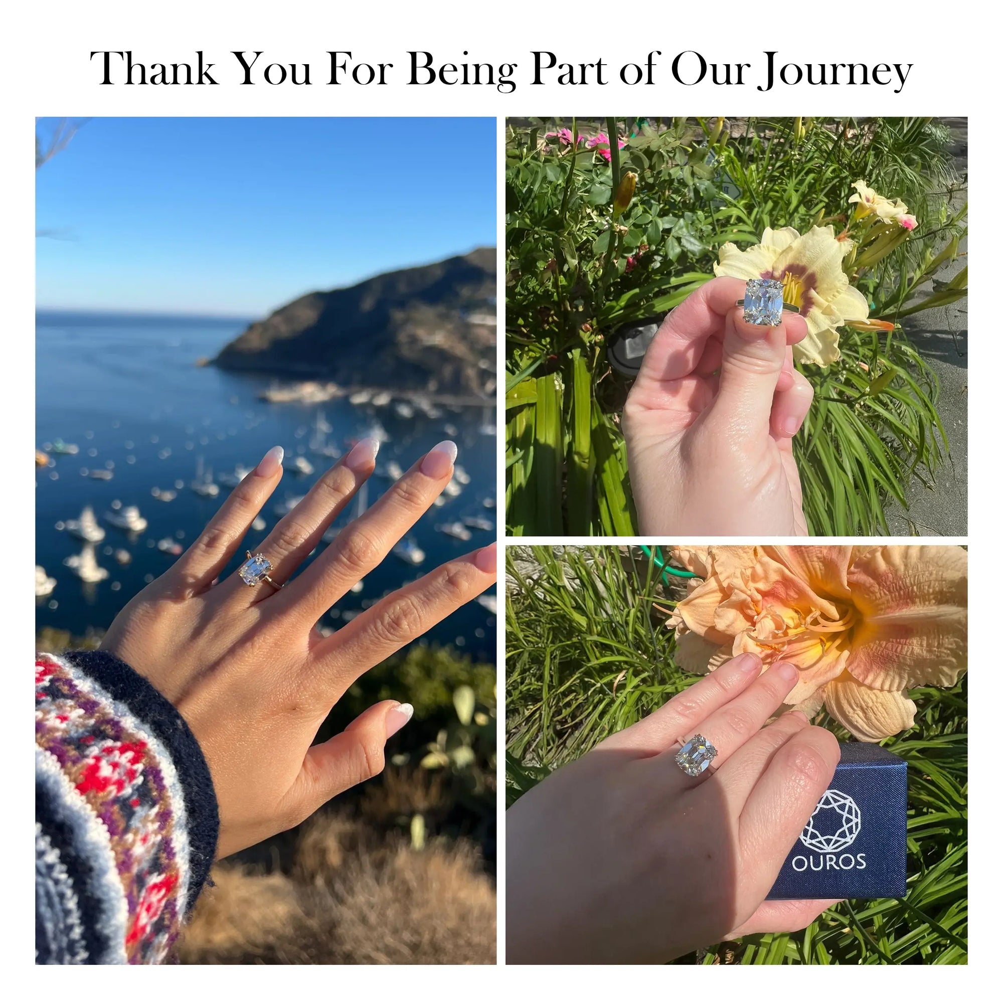 Old Mine Cushion Lab Diamond Solitaire Ring Rings