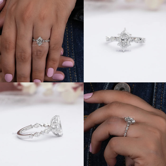collages of dutch marquise-cut and solitaire accent diamond engagement ring